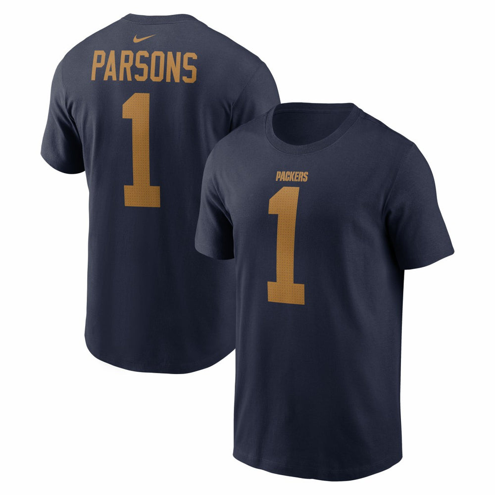 Micah Parsons Green Bay Packers The 1923 Classic Name & Number T-Shirt - Navy T-shirts