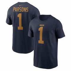 Micah Parsons Green Bay Packers The 1923 Classic Name & Number T-Shirt - Navy T-shirts