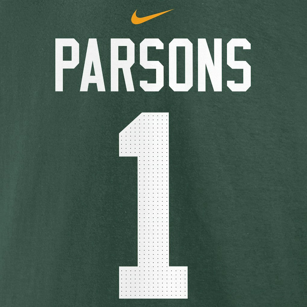 Micah Parsons Green Bay Packers Player Name & Number Fleece Hoodie - Green Hoodies