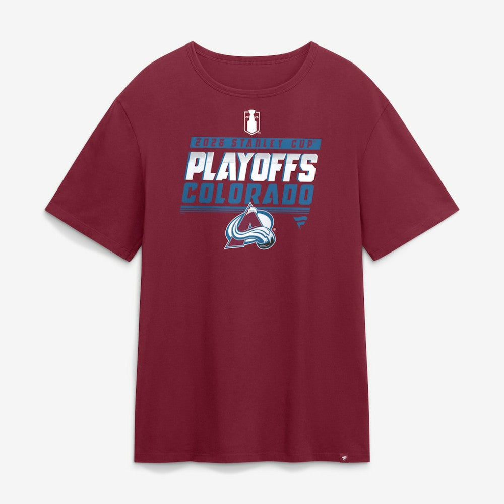 Colorado Avalanche Fanatics 2026 Stanley Cup Playoffs T-Shirt - Garnet | US 2001794471