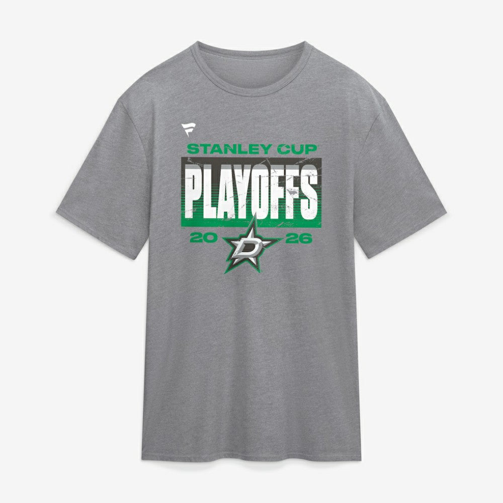 Dallas Stars Fanatics 2026 Stanley Cup Playoffs Vintage Tri-Blend T-Shirt - Athletic Heather Gray | US 2001794565