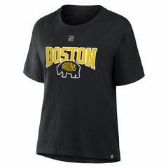 David Pastrnak Boston Bruins Fanatics Women's 2026 NHL Stadium Series Authentic Stack Name & Number T-Shirt - Black | US 2001798327