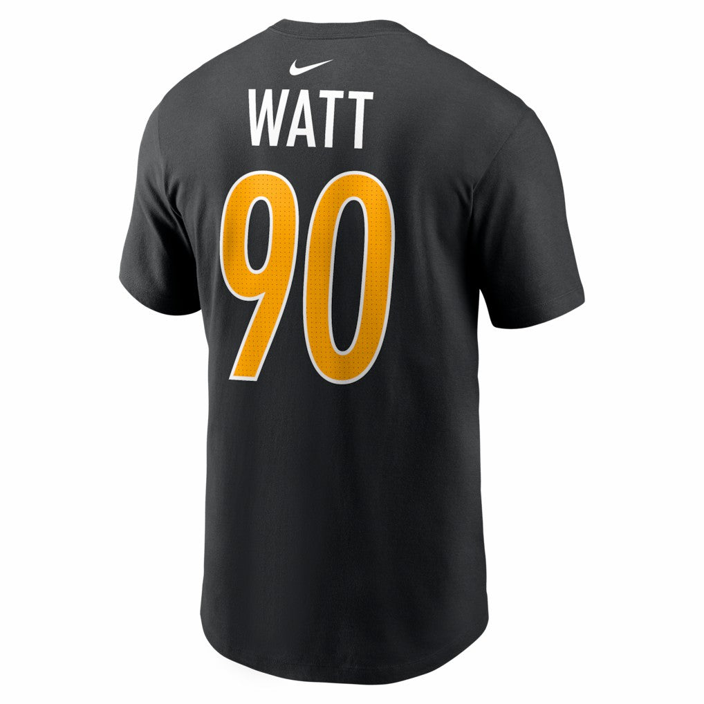 T.J. Watt Pittsburgh Steelers Carbon Name & Number T-Shirt - Black T-shirts