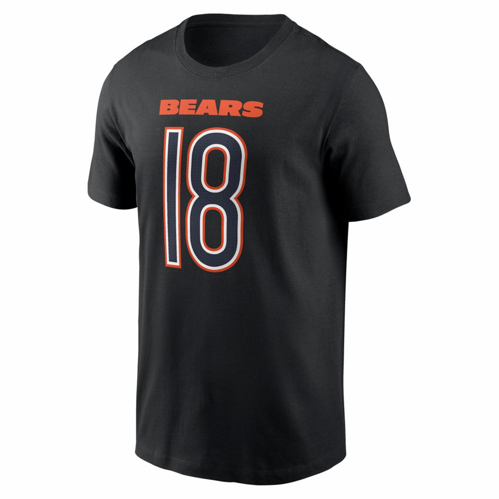 Caleb Williams Chicago Bears Carbon Name & Number T-Shirt - Black T-shirts