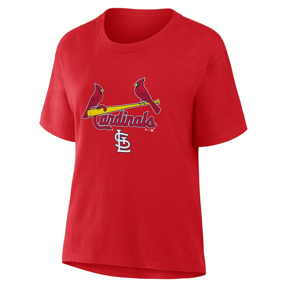 St. Louis Cardinals Fanatics Women's Lockup Legacy T-Shirt - Red T-shirts
