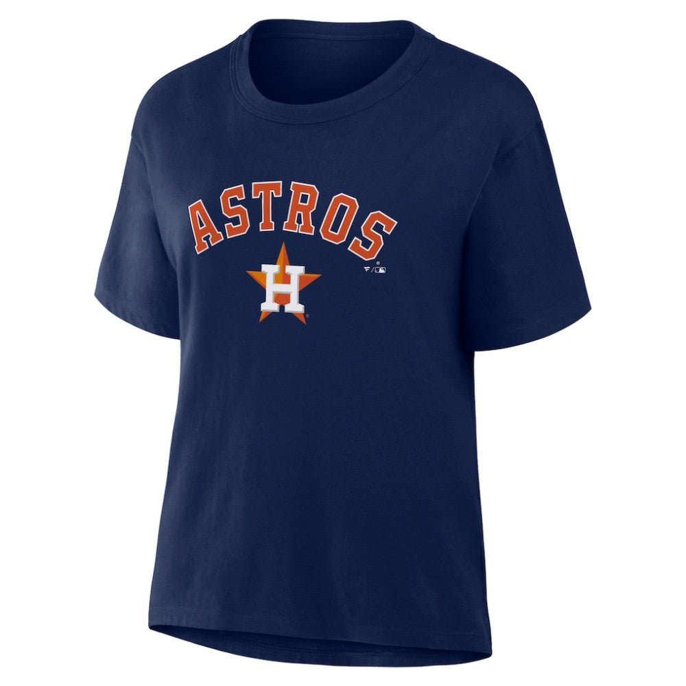 Houston Astros Fanatics Women's Lockup Legacy T-Shirt - Navy T-shirts