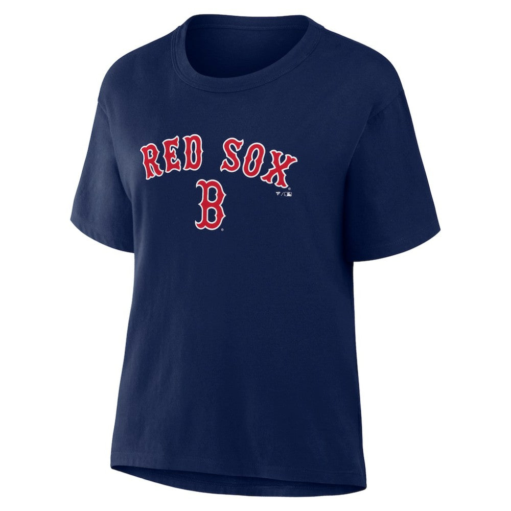 Boston Red Sox Fanatics Women's Lockup Legacy T-Shirt - Navy T-shirts