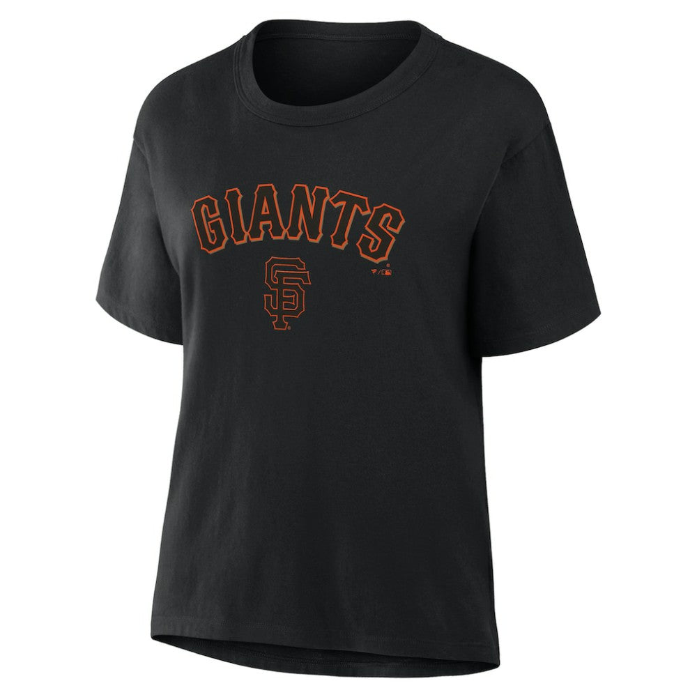 San Francisco Giants Fanatics Women's Lockup Legacy T-Shirt - Black T-shirts
