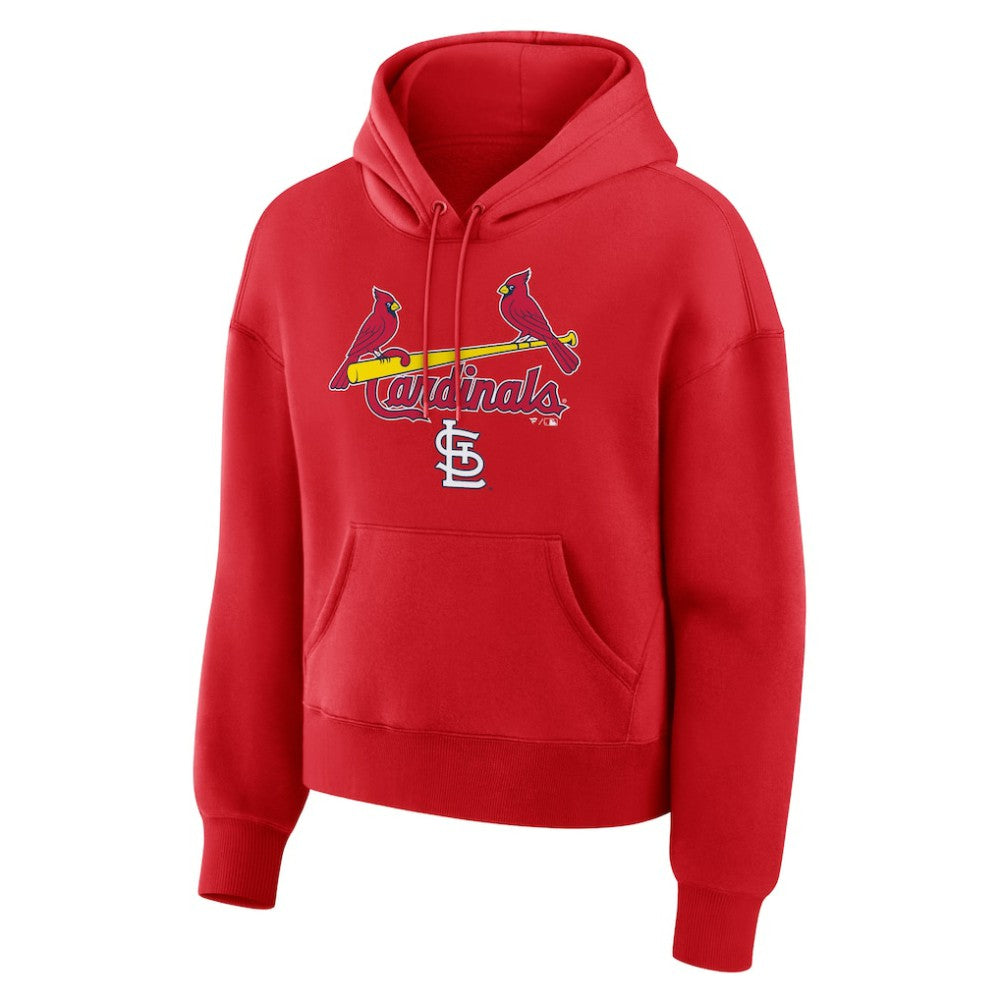 St. Louis Cardinals Fanatics Women's Lockup Legacy Fleece Hoodie - Red Hoodies