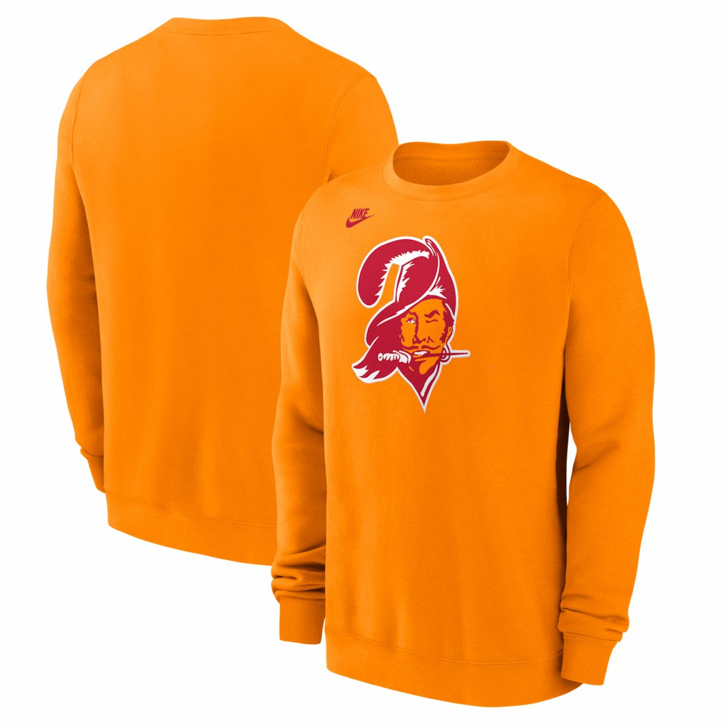 Tampa Bay Buccaneers Bucco Bruce Club Sweatshirt - Orange Sweatshirts