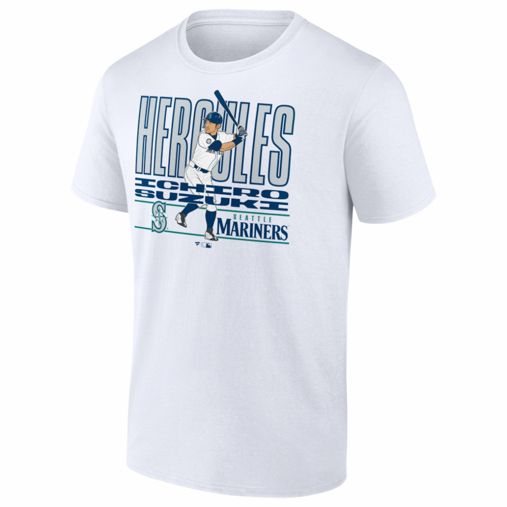 Ichiro Suzuki Seattle Mariners Fanatics Cooperstown Collection Player T-Shirt - White T-shirts