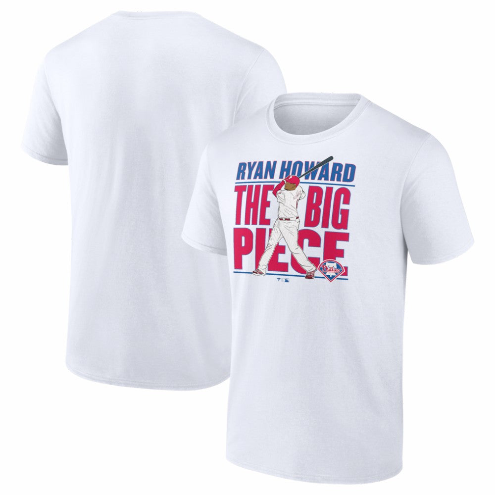 Ryan Howard Philadelphia Phillies Fanatics Cooperstown Collection Player T-Shirt - White T-shirts
