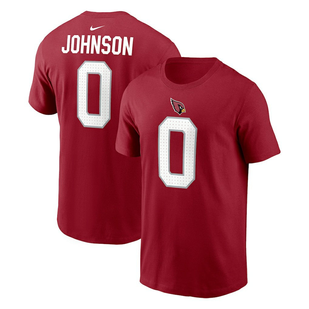 Will Johnson Arizona Cardinals Player Name & Number T-Shirt - Cardinal T-shirts