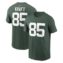 Tucker Kraft Green Bay Packers Player Name & Number T-Shirt - Green T-shirts