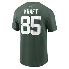 Tucker Kraft Green Bay Packers Player Name & Number T-Shirt - Green T-shirts