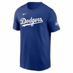 Tommy Edman Los Angeles Dodgers Nike 2025 World Series Champions Name & Number T-Shirt - Royal T-shirts