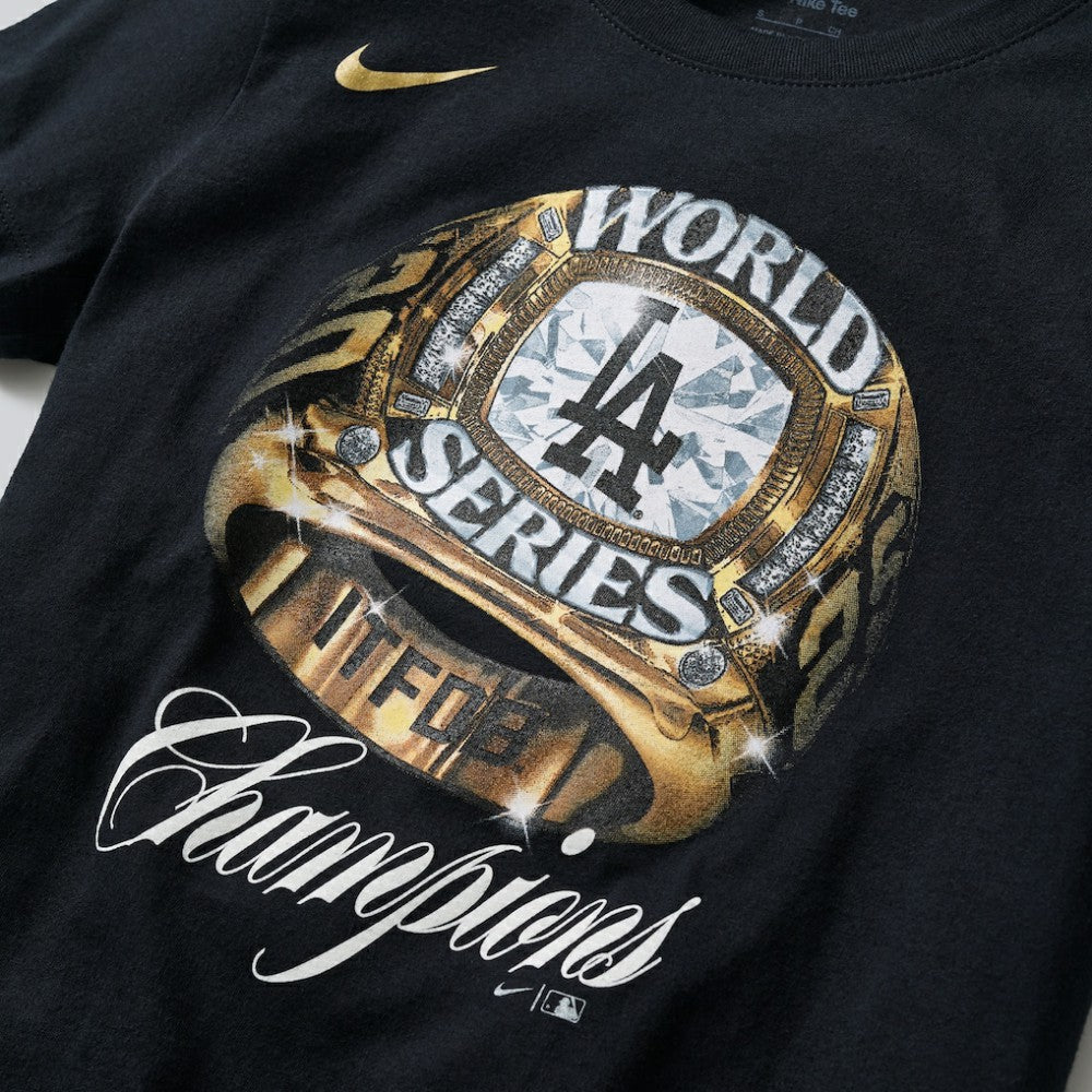 Los Angeles Dodgers Nike Women's 2026 Gold Collection Graphic T-Shirt - Black T-shirts