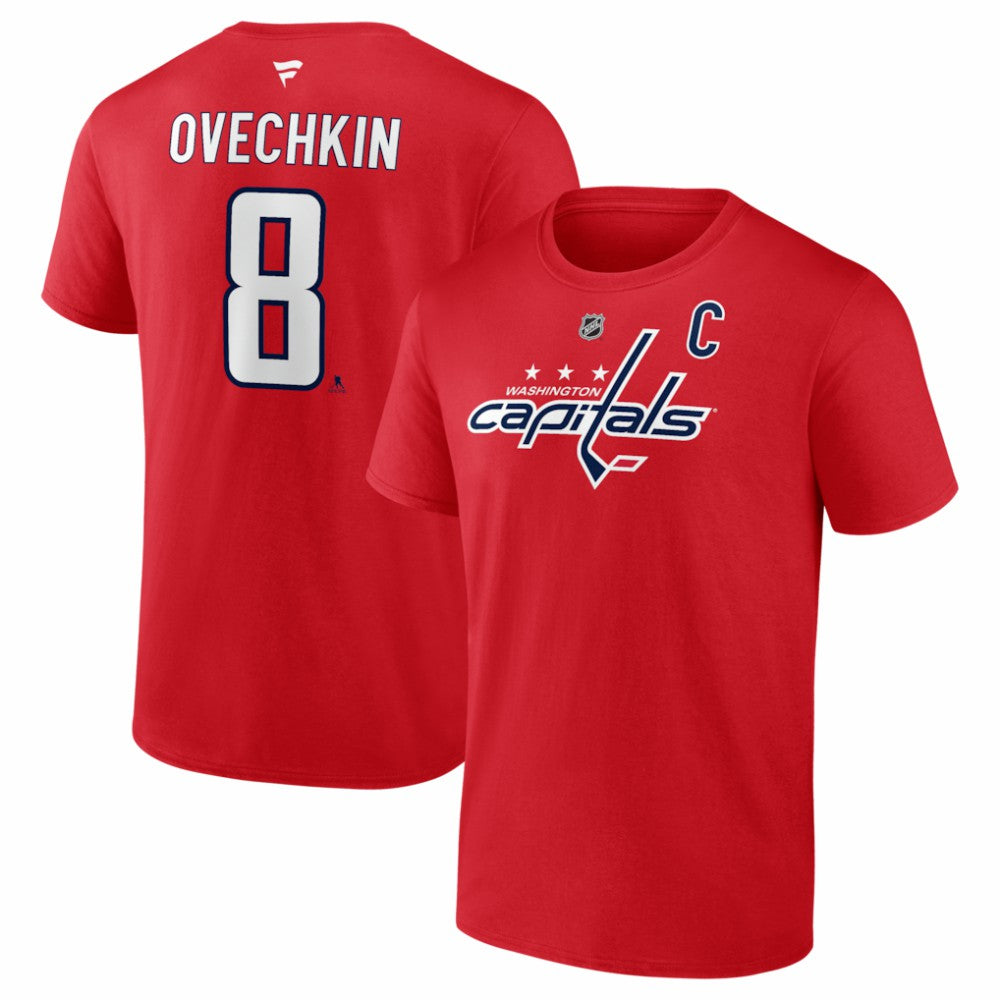 Alexander Ovechkin Washington Capitals Fanatics Authentic Stack Name & Number T-Shirt - Red | US 2001824646