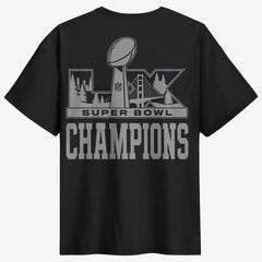 Seattle Seahawks Super Bowl LX Champions Locker Room Trophy Collection Authentic T-Shirt - Black T-shirts