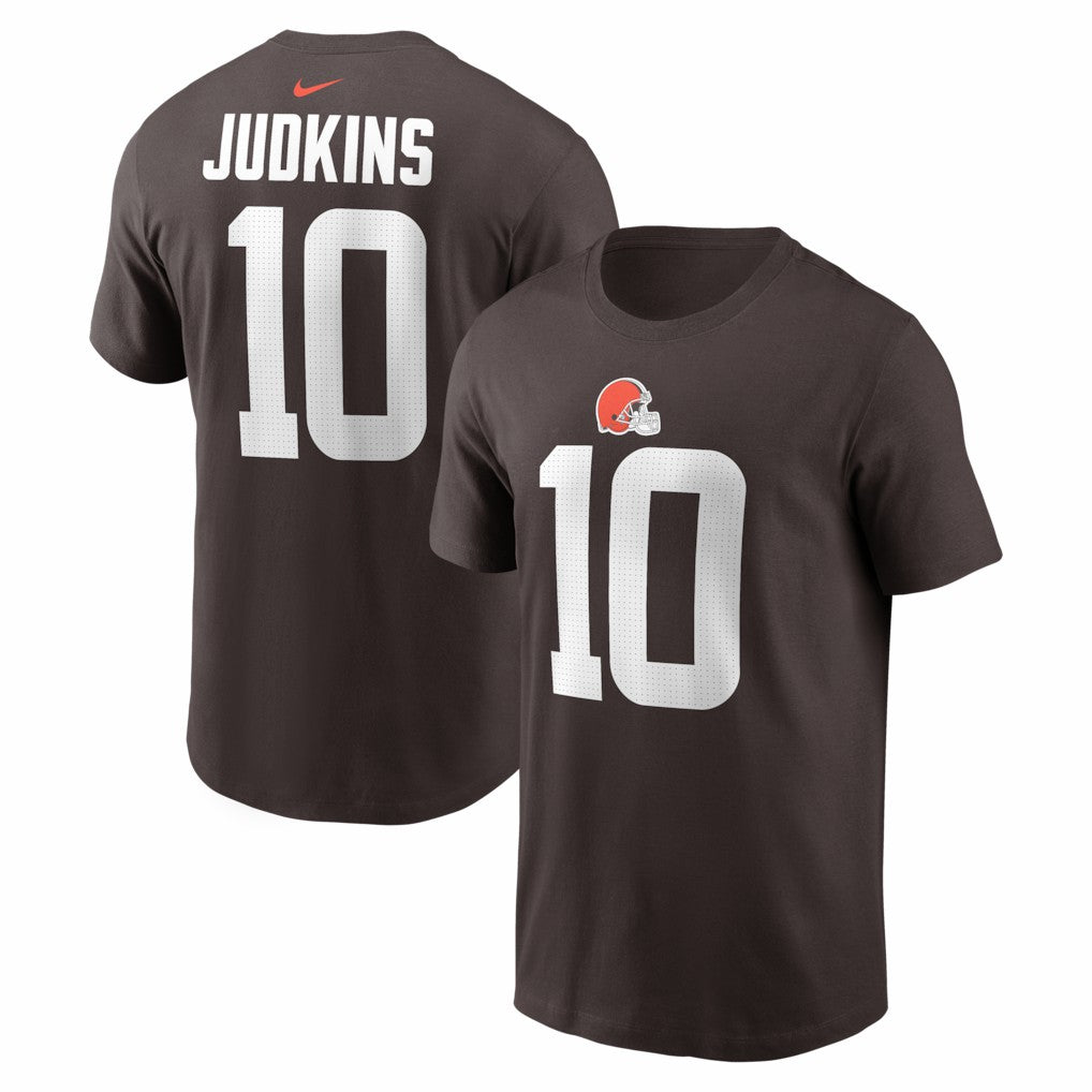 Quinshon Judkins Cleveland Browns Name & Number T-Shirt - Brown T-shirts