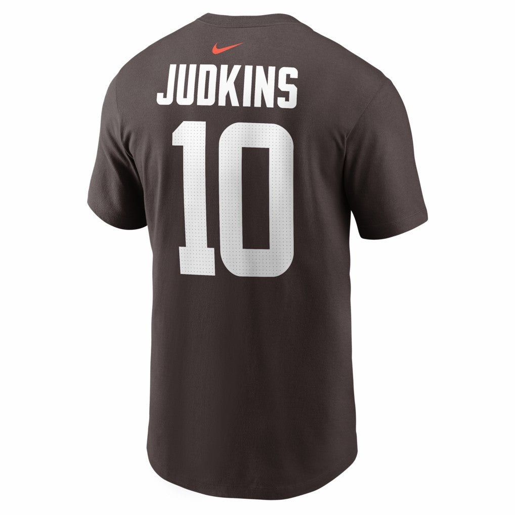 Quinshon Judkins Cleveland Browns Name & Number T-Shirt - Brown T-shirts