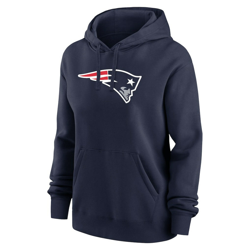 Drake Maye New England Patriots Women's Player Name & Number Fleece Hoodie - Navy Hoodies