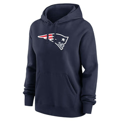 Drake Maye New England Patriots Women's Player Name & Number Fleece Hoodie - Navy Hoodies