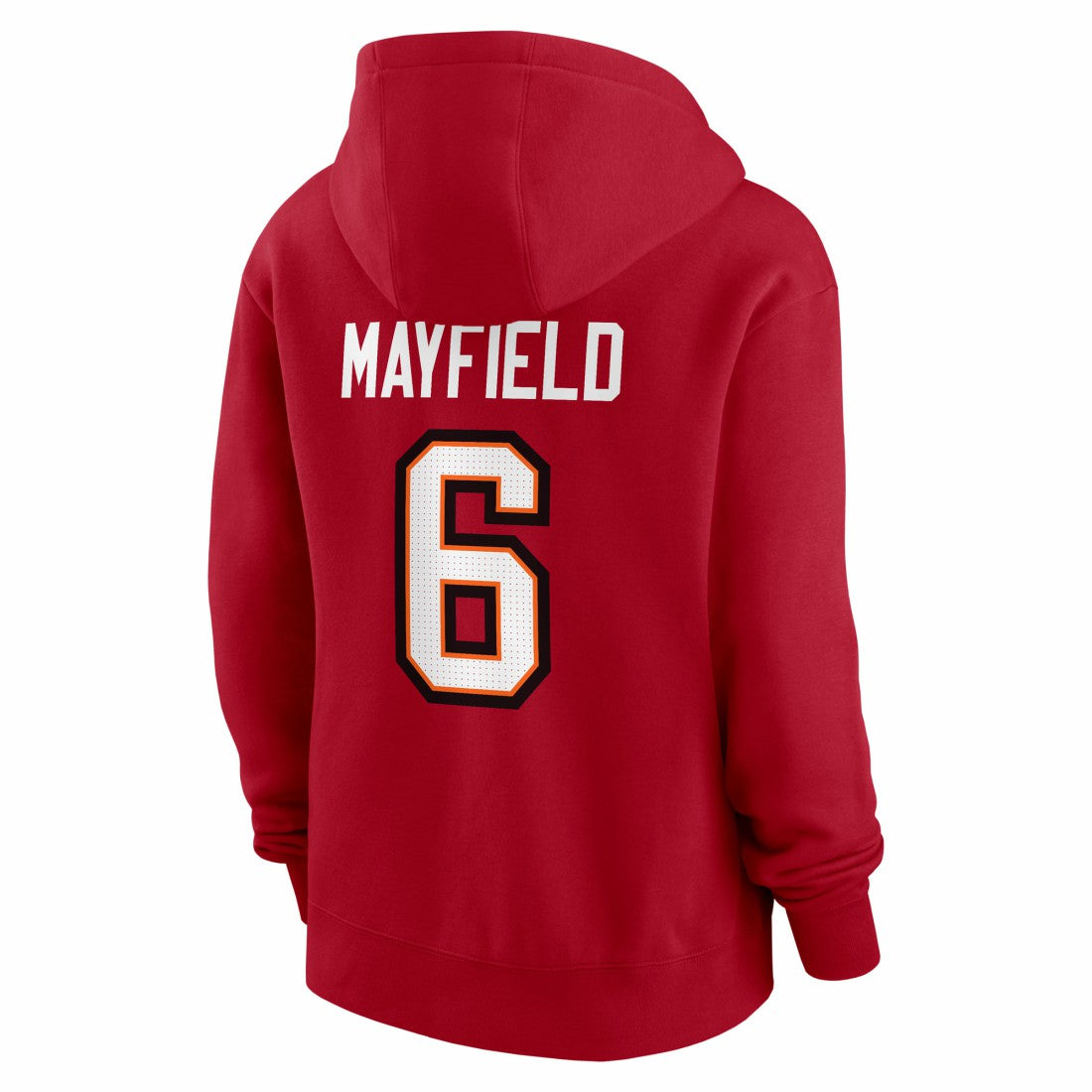 Baker Mayfield Tampa Bay Buccaneers Women's Player Name & Number Fleece Hoodie - Red Hoodies