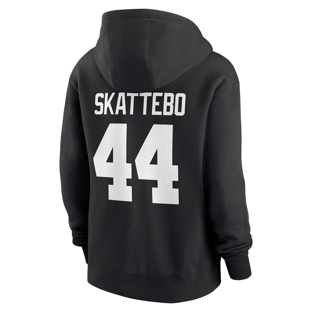 Cam Skattebo New York Giants Women's Player Name & Number Fleece Hoodie - Black Hoodies