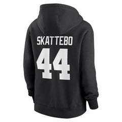 Cam Skattebo New York Giants Women's Player Name & Number Fleece Hoodie - Black Hoodies
