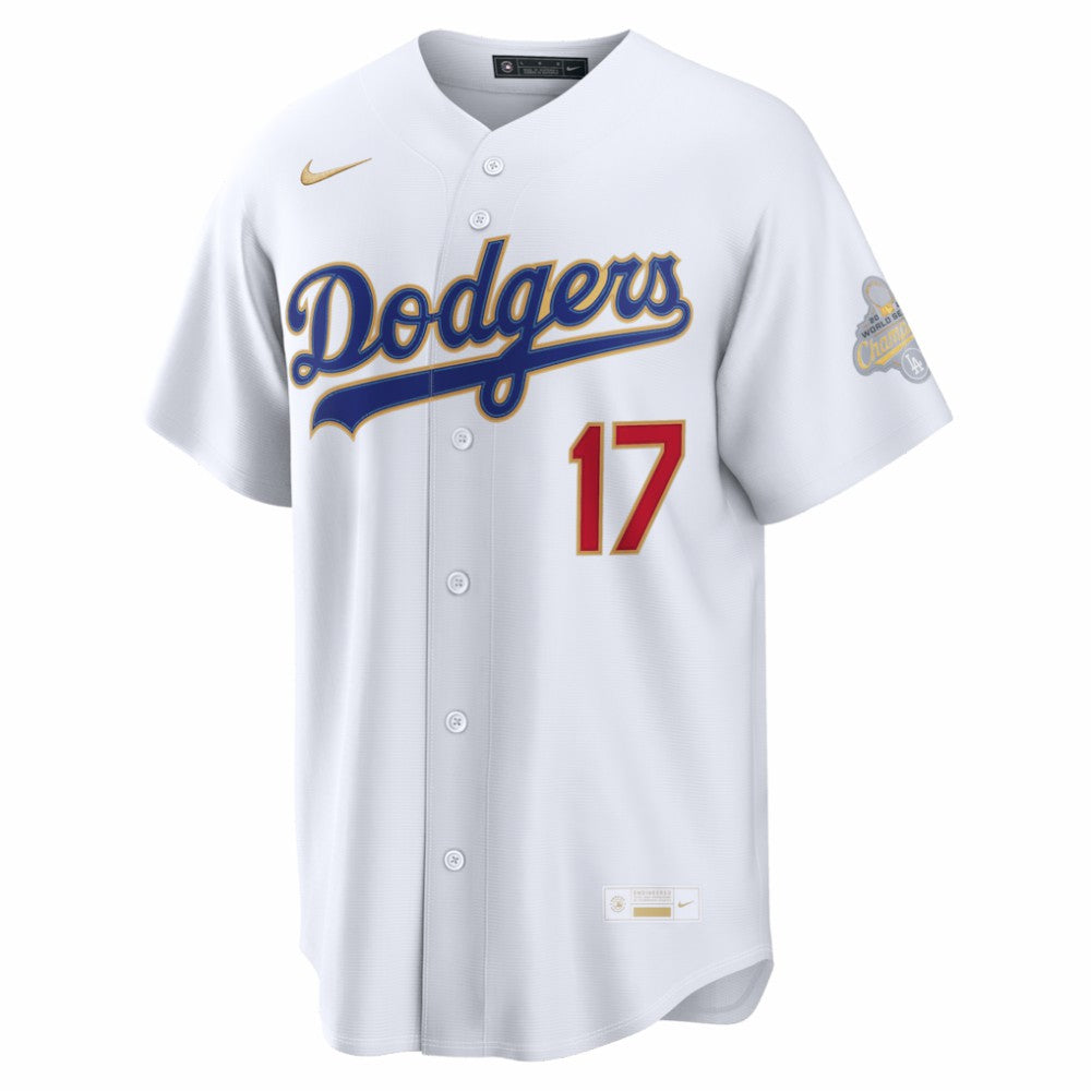 Shohei Ohtani Los Angeles Dodgers Nike 2026 Gold Collection Stadium Jersey - White Jerseys