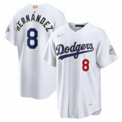 Enrique Hernández Los Angeles Dodgers Nike 2026 Gold Collection Stadium Jersey - White Jerseys