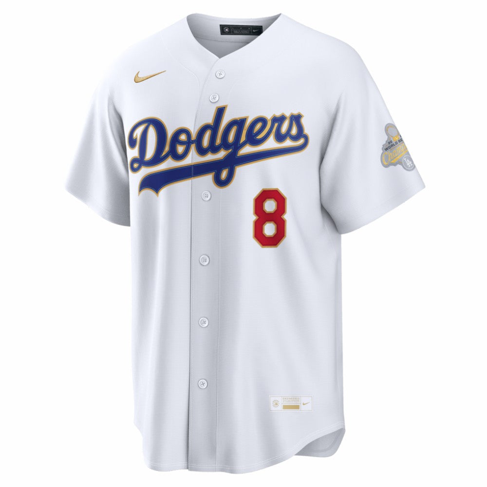 Enrique Hernández Los Angeles Dodgers Nike 2026 Gold Collection Stadium Jersey - White Jerseys