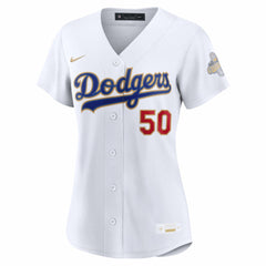 Mookie Betts Los Angeles Dodgers Nike Women's 2026 Gold Collection Stadium Jersey - White Jerseys