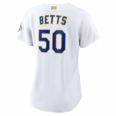 Mookie Betts Los Angeles Dodgers Nike Women's 2026 Gold Collection Stadium Jersey - White Jerseys
