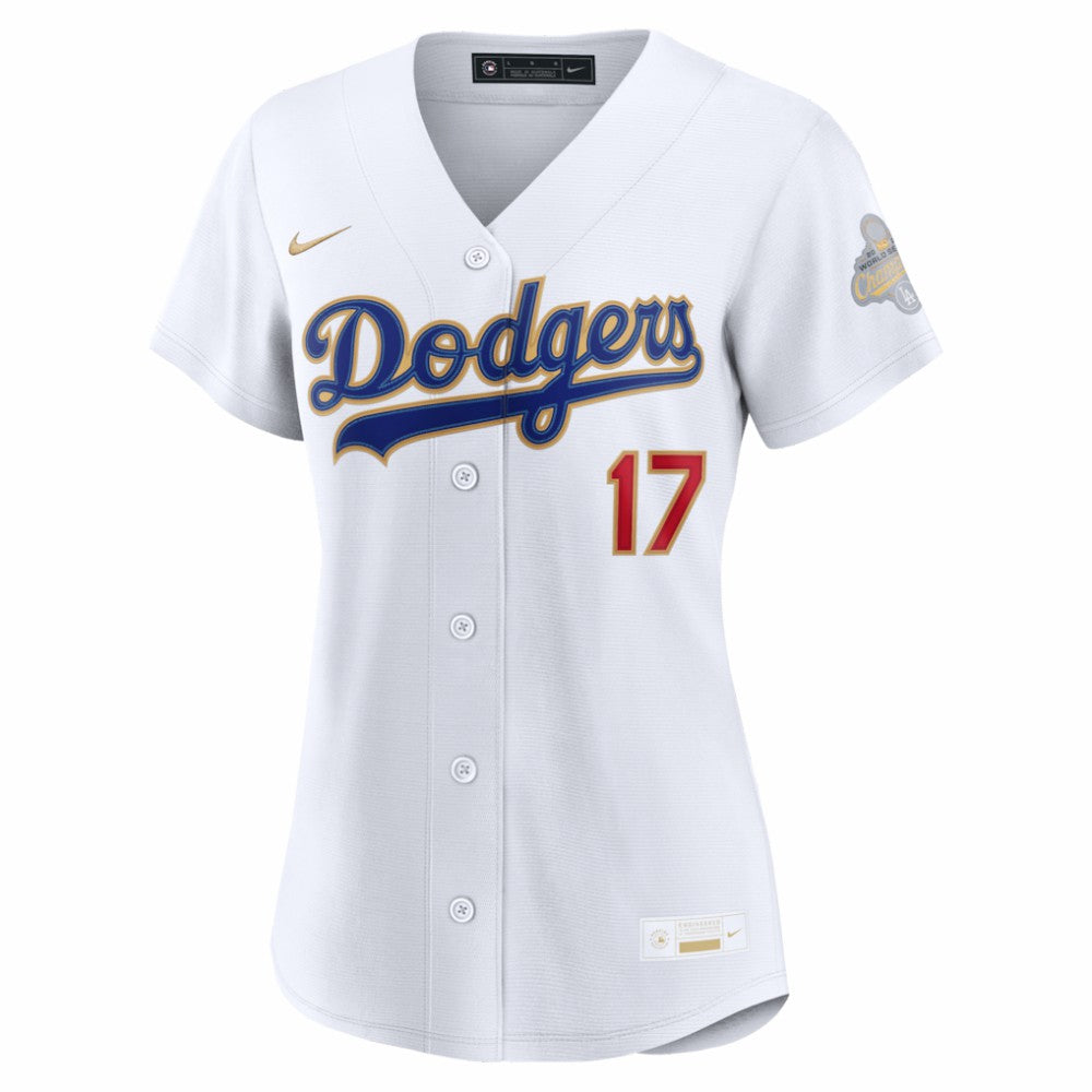 Shohei Ohtani Los Angeles Dodgers Nike Women's 2026 Gold Collection Stadium Jersey - White Jerseys