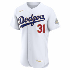 Tyler Glasnow Los Angeles Dodgers Nike 2026 Gold Collection Authentic Jersey - White Jerseys