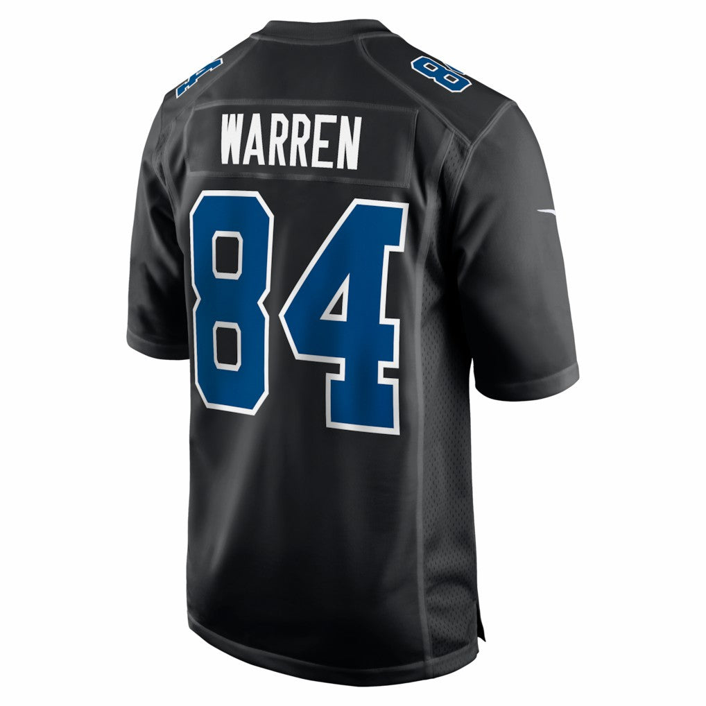 Tyler Warren Indianapolis Colts Fashion Game Jersey - Carbon Black Jerseys