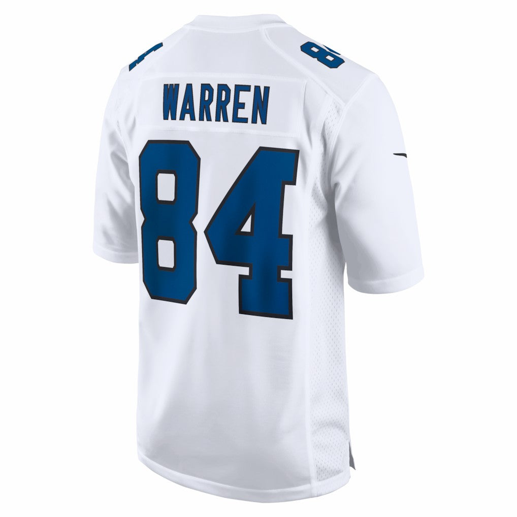 Tyler Warren Indianapolis Colts Fashion Game Jersey - Tundra White Jerseys