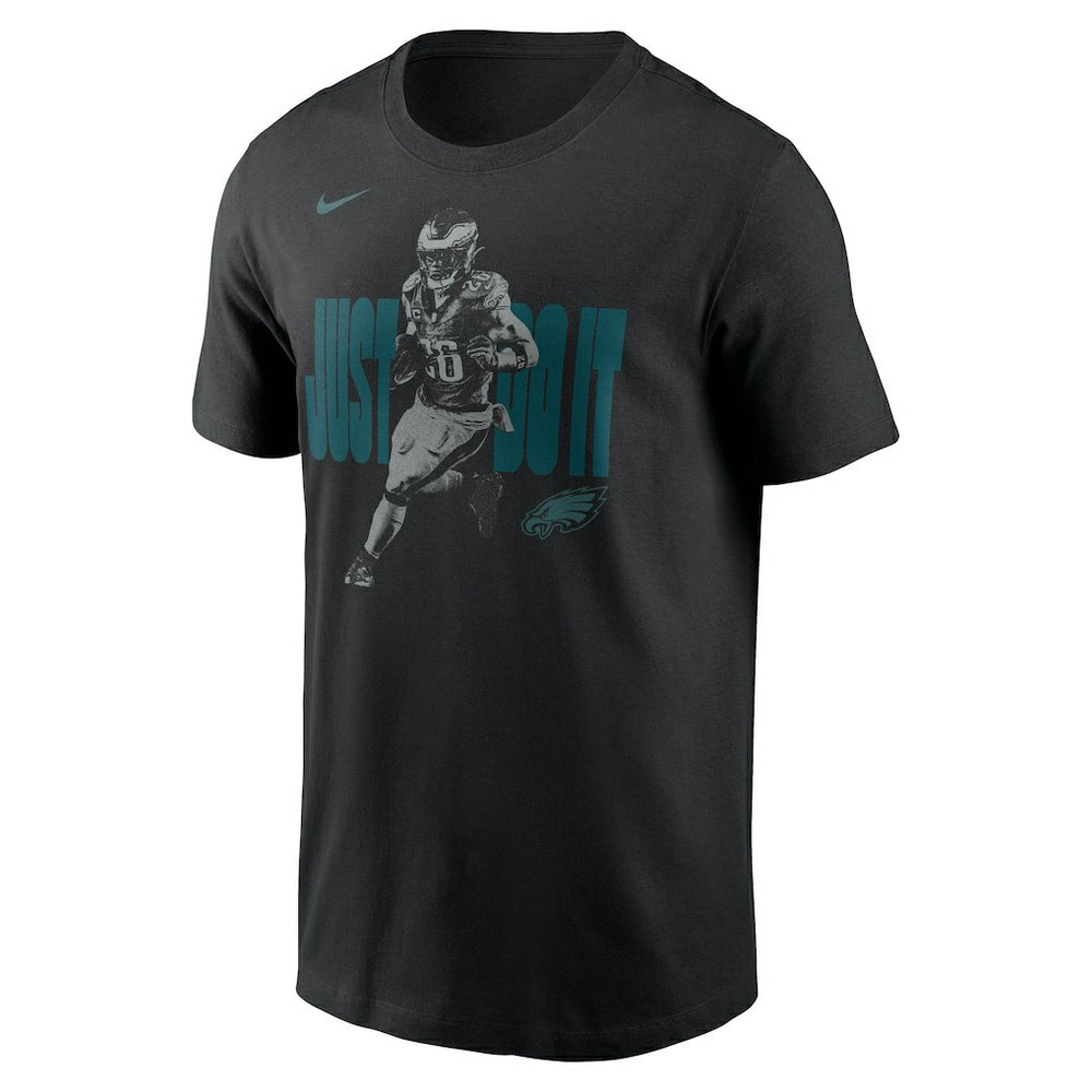 Saquon Barkley Philadelphia Eagles Just Do It T-Shirt - Black T-shirts