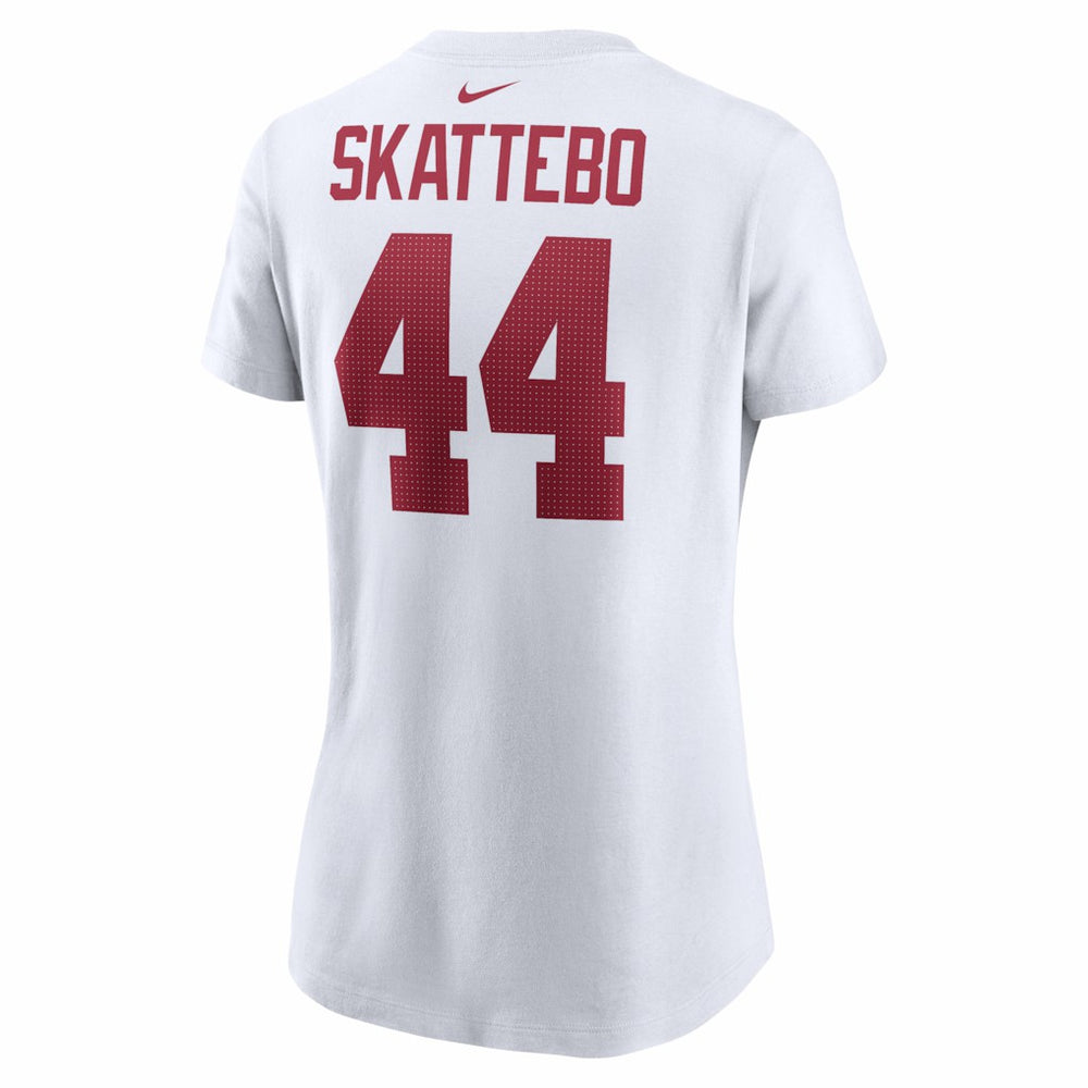 Cam Skattebo New York Giants Women's Name & Number T-Shirt - White T-shirts