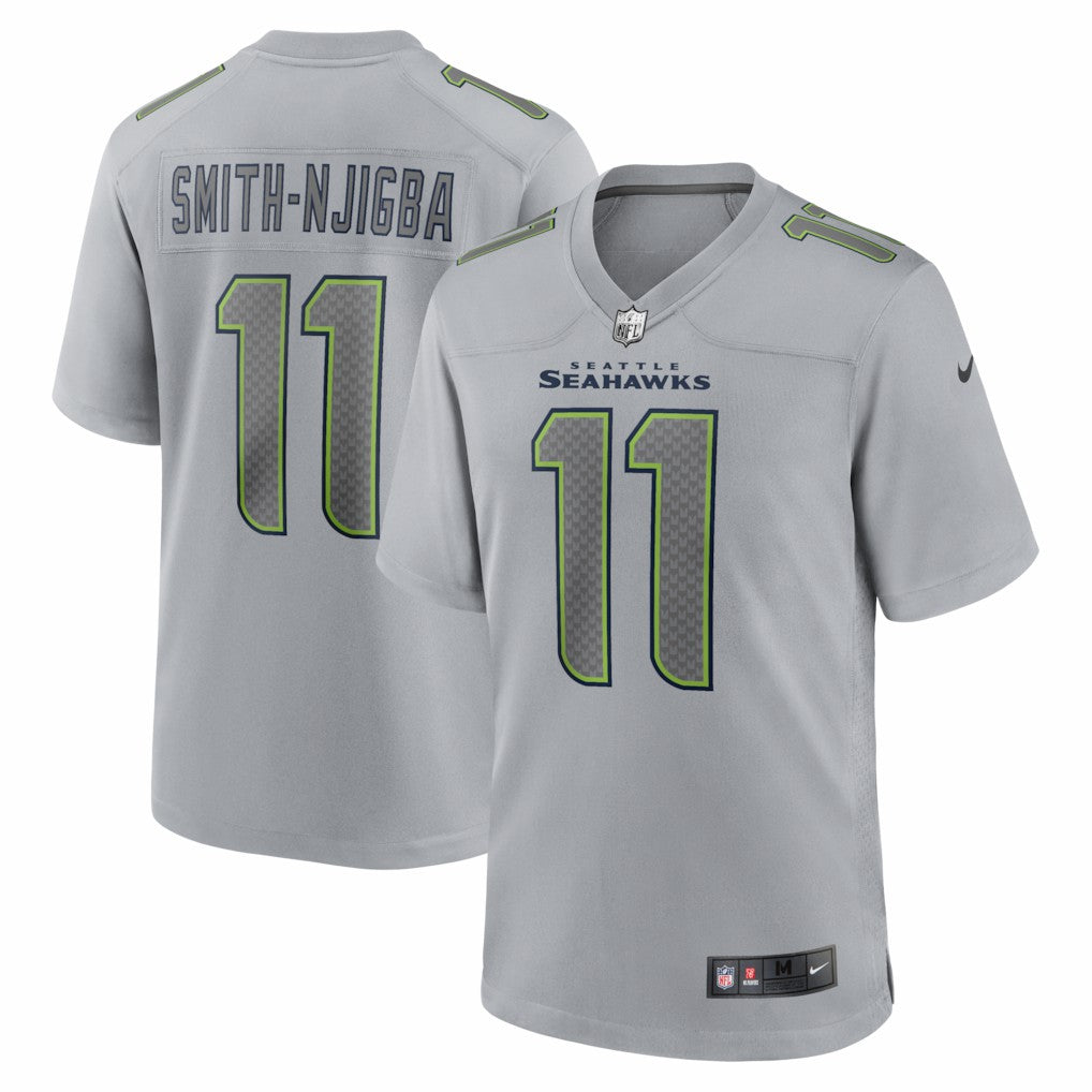 Jaxon Smith-Njigba Seattle Seahawks Atmosphere Fashion Game Jersey - Gray Jerseys