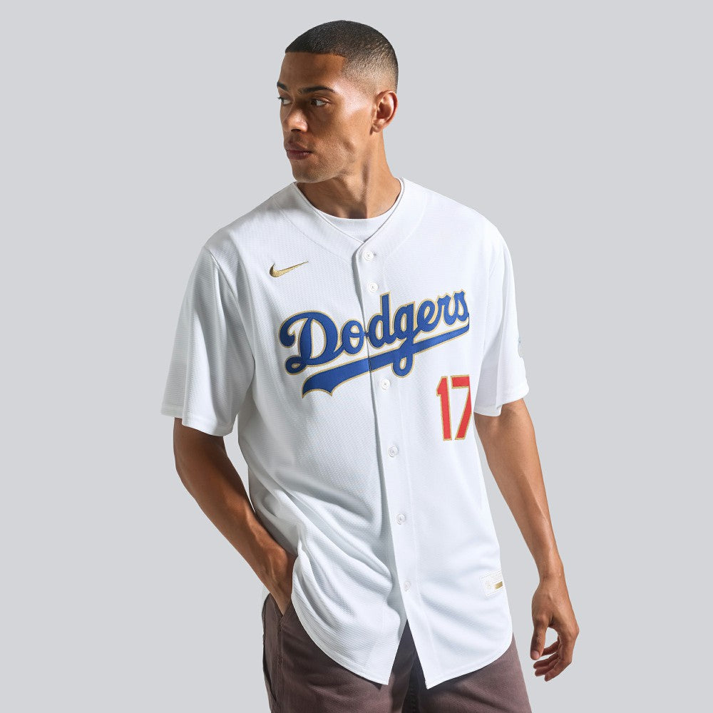 Shohei Ohtani Los Angeles Dodgers Nike 2026 Gold Collection Kanji Stadium Jersey - White Jerseys