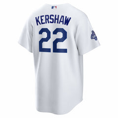 Clayton Kershaw Los Angeles Dodgers Nike Home 2025 World Series Champions Replica Jersey - White Jerseys