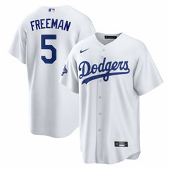 Freddie Freeman Los Angeles Dodgers Nike Home 2025 World Series Champions Replica Jersey - White Jerseys