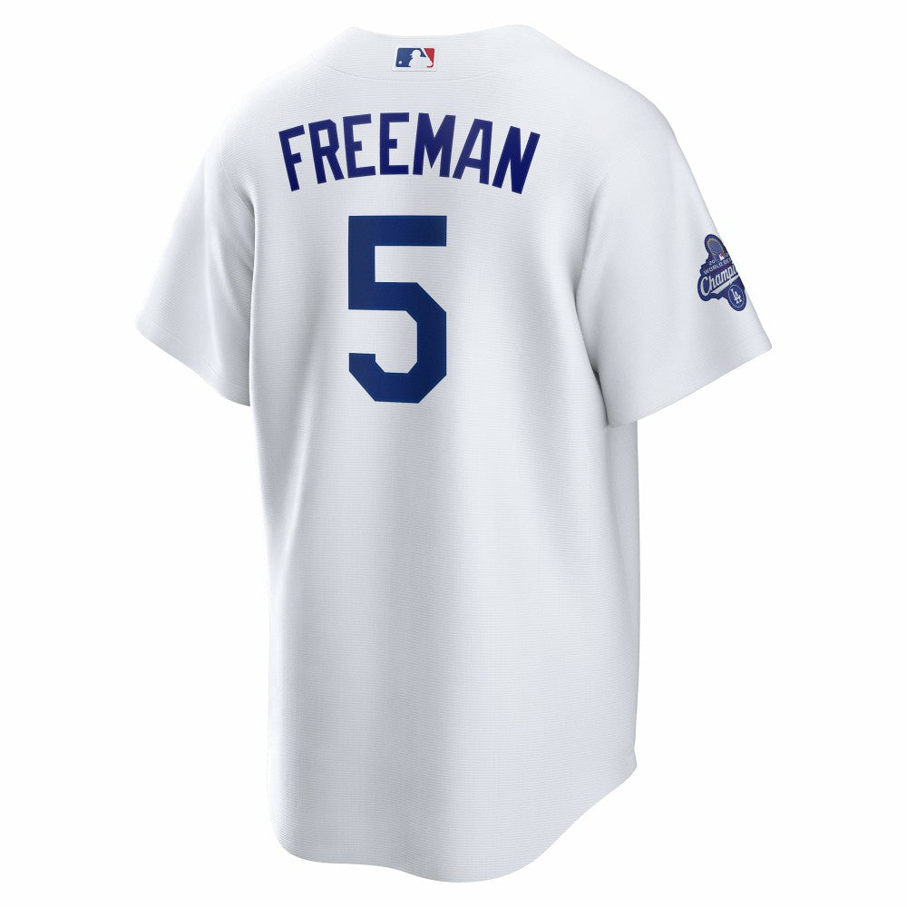 Freddie Freeman Los Angeles Dodgers Nike Home 2025 World Series Champions Replica Jersey - White Jerseys