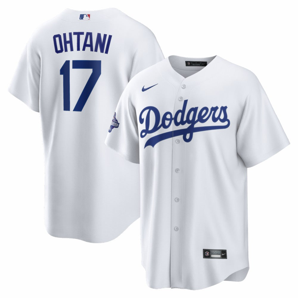 Shohei Ohtani Los Angeles Dodgers Nike 2025 World Series Champions Home Replica Jersey - White Jerseys