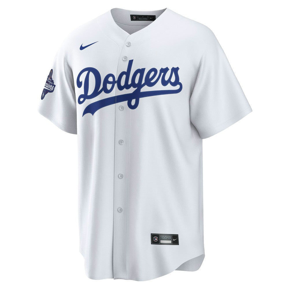 Yoshinobu Yamamoto Los Angeles Dodgers Nike 2025 World Series Champions Home Replica Jersey - White Jerseys