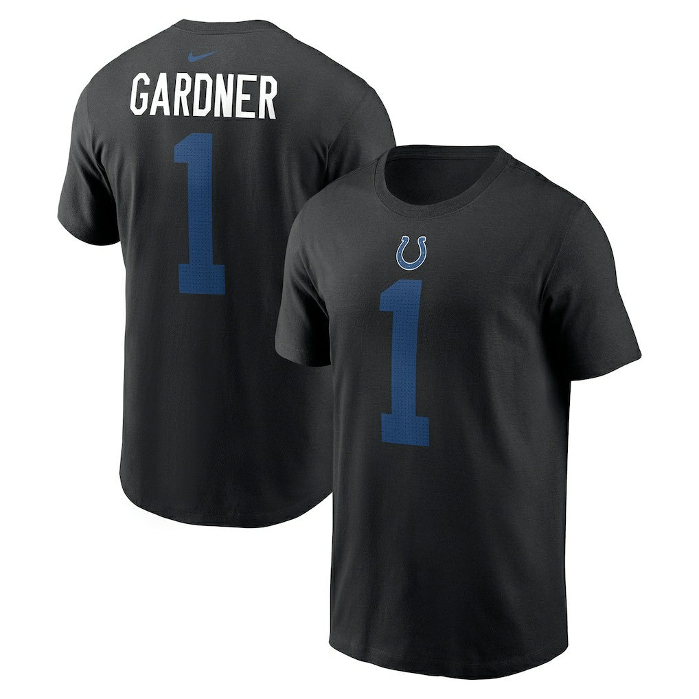 Ahmad Sauce Gardner Indianapolis Colts Player Name & Number T-Shirt - Black T-shirts