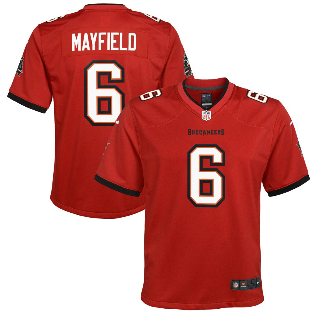 Baker Mayfield Tampa Bay Buccaneers Youth Game Jersey - Red Jerseys